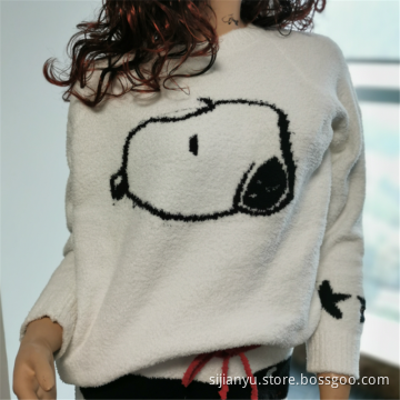 Polyester Animal Printed Women's Indoor Sleepwear